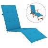Deck Chair Cushion Blue (75+105)x50x3 cm