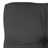 Pallet Sofa Cushion Grey 60x60x10 cm