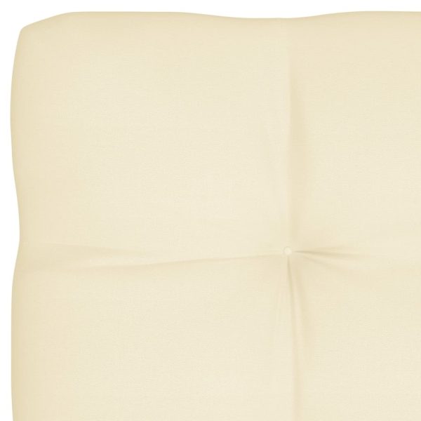 Pallet Sofa Cushion Cream 120x80x10 cm