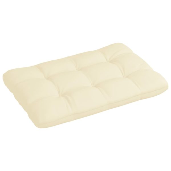 Pallet Sofa Cushion Cream 120x80x10 cm