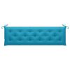 Garden Bench Cushion Light Blue 180x50x7 cm Fabric