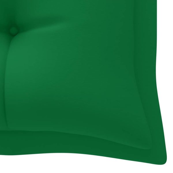 Garden Bench Cushion Green 180x50x7 cm Fabric
