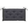 Cushion for Swing Chair Anthracite 100 cm Fabric