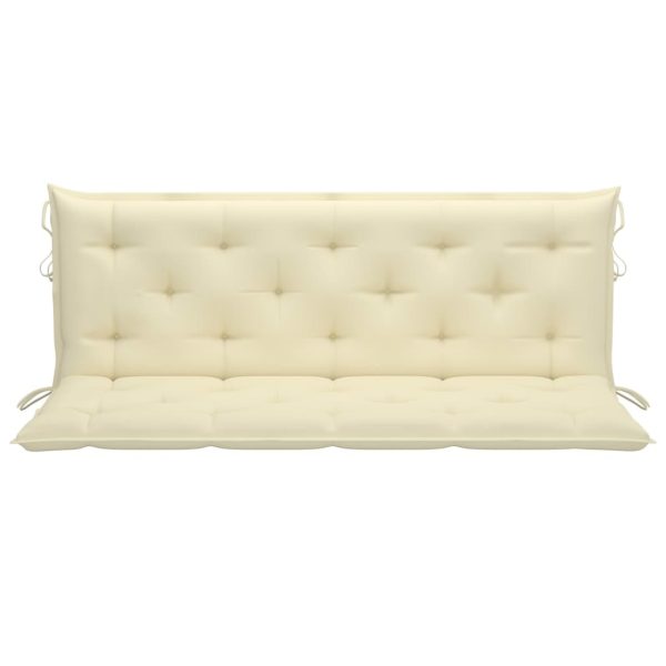 Cushion for Swing Chair Cream White 150 cm Fabric