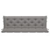 Cushion for Swing Chair Grey 180 cm Fabric