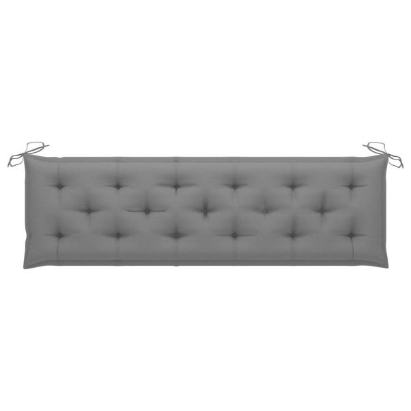 Cushion for Swing Chair Grey 180 cm Fabric