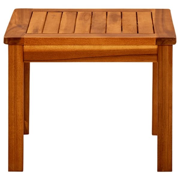 Garden Coffee Table Solid Acacia Wood – 45x45x36 cm