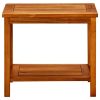 Side Table Solid Acacia Wood – 50x35x45 cm