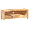 Fond TV Cabinet – 119x30x41 cm, Rough Mango Wood