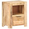 Snaresbrook Bedside Cabinet 40x30x50 cm – Rough Mango Wood