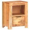 Snaresbrook Bedside Cabinet 40x30x50 cm – Solid Acacia Wood