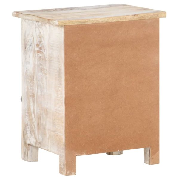 Northdale Bedside Cabinet 40x30x50 cm – Rough Acacia Wood