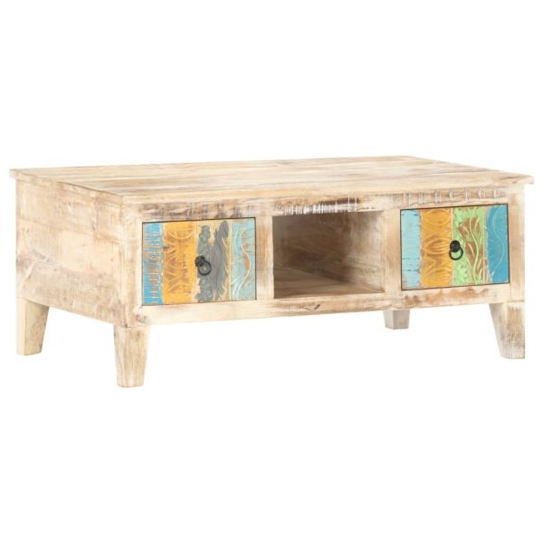 Coffee Table 100x55x40 cm – Rough Acacia Wood