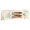 Eustis TV Cabinet 120x30x40 cm – Rough Acacia Wood