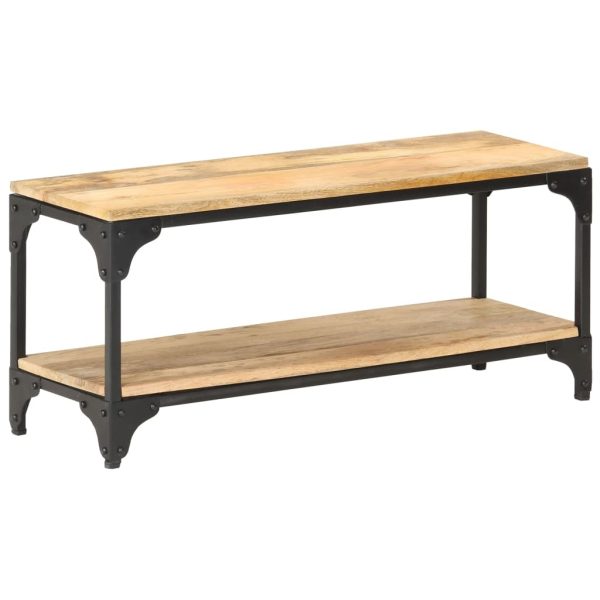 Coffee Table 90x30x40 cm – Solid Mango Wood