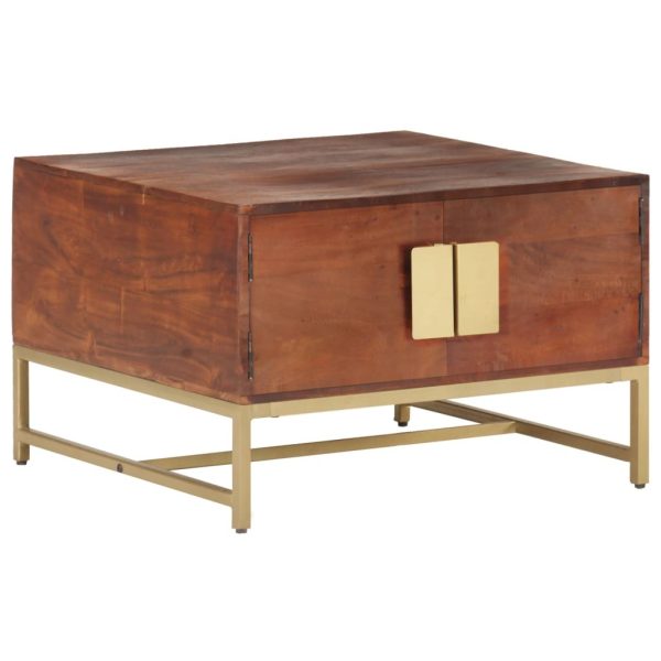 Coffee Table 67x67x45 cm – Solid Acacia Wood