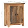 Sideboard 60x33x75 cm Solid Acacia Wood and Reclaimed Wood