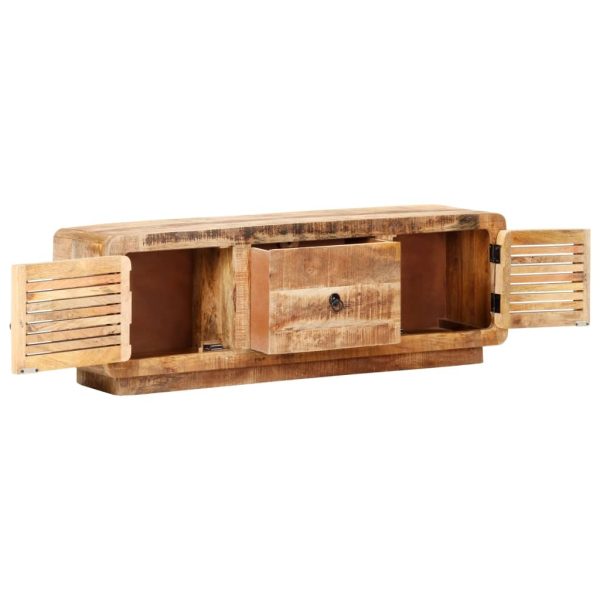 Netley TV Cabinet 120x30x40 cm – Rough Mango Wood