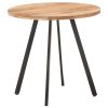 Dining Table 80 cm – Solid Acacia Wood