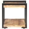 Saugerties Bedside Cabinet 50x40x40 cm – Rough Mango Wood