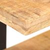 Saugerties Bedside Cabinet 50x40x40 cm – Rough Mango Wood