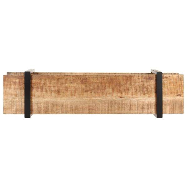Totteridge TV Cabinet – 160x40x40 cm, Solid Rough Mango Wood
