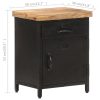 Hillsdale Bedside Cabinet 40x30x52 cm Rough Mango Wood