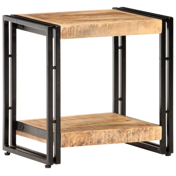 Sycamore Side Table 40x30x40 cm – Rough Mango Wood