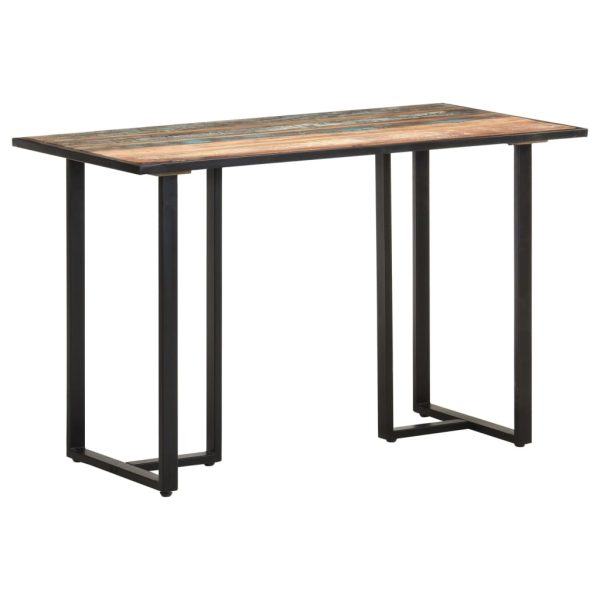 Dining Table – 120x60x76 cm, Solid Reclaimed Wood