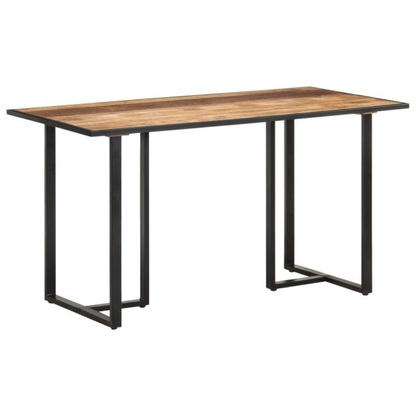 Dining Table – 140x70x76 cm, Rough Mango Wood
