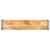Jensen TV Cabinet 150x30x40 cm – Rough Mango Wood