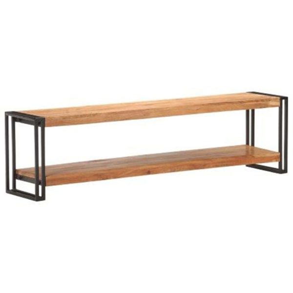 Jensen TV Cabinet 150x30x40 cm – Solid Acacia Wood