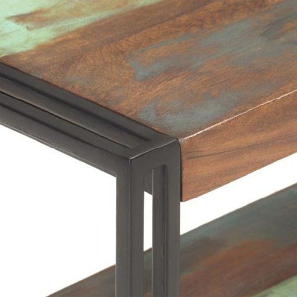 Jensen TV Cabinet 150x30x40 cm – Solid Reclaimed Wood