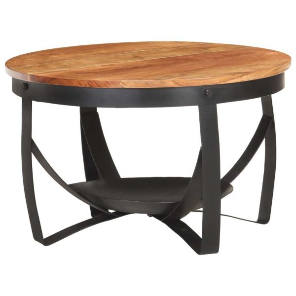 Coffee Table 68×43 cm – Solid Acacia Wood