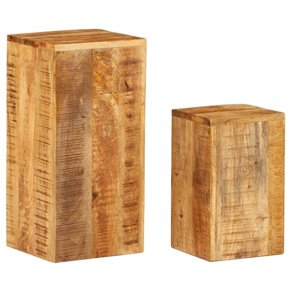 Greensboro Side Tables 2 pcs – Solid Mango Wood