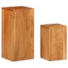 Greensboro Side Tables 2 pcs – Solid Acacia Wood