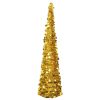 Pop-up Artificial Christmas Tree PET – 180×45 cm, Gold