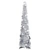 Pop-up Artificial Christmas Tree PET – 120×25 cm, Silver