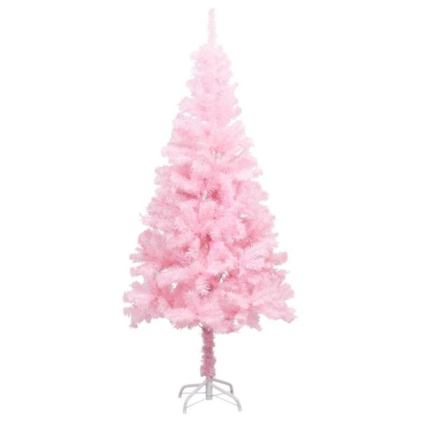 Artificial Christmas Tree with Stand PVC – 150×75 cm, Pink