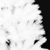 Artificial Christmas Tree Lifelike Needles White – 210×105 cm