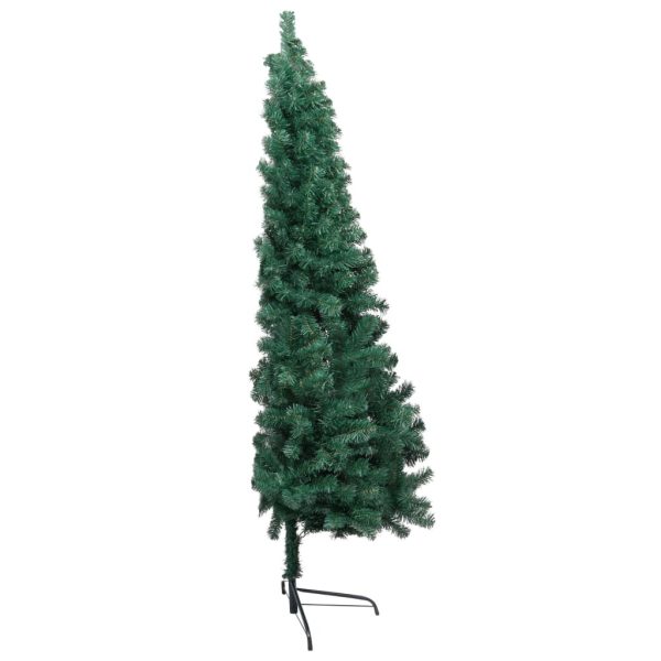 Artificial Half Christmas Tree with Stand PVC – 150×95 cm, Green