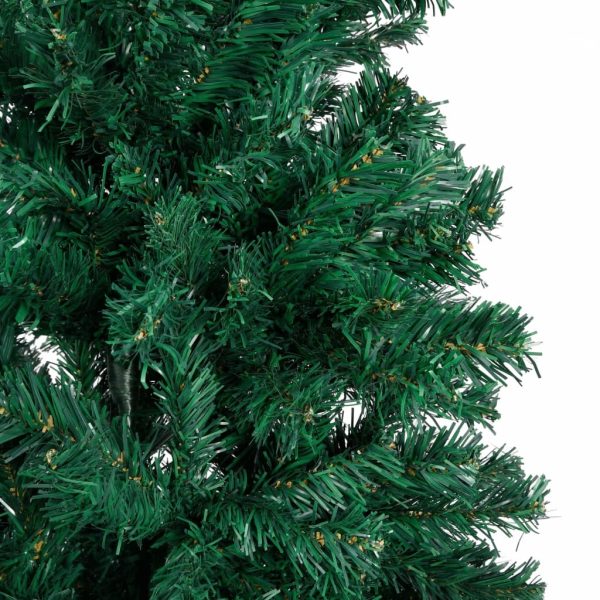 Artificial Christmas Tree with Thick Branches PVC – 150×80 cm, Green