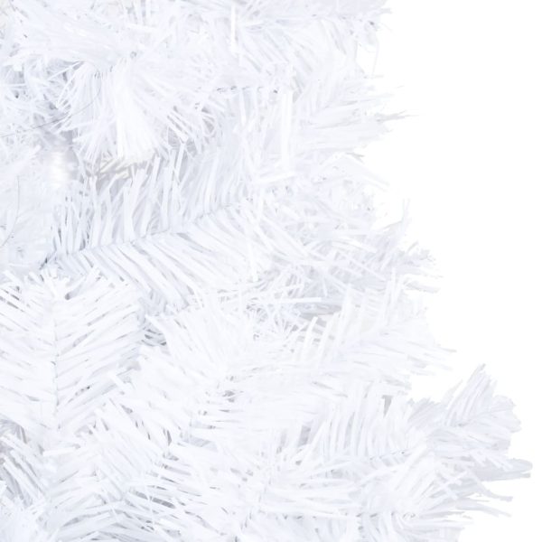 Artificial Christmas Tree with Thick Branches PVC – 150×80 cm, White