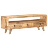 Chellaston TV Cabinet 117x30x41 cm – Solid Rough Mango Wood