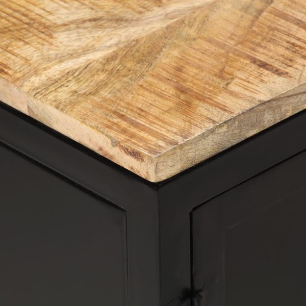 Brimington TV Cabinet 120x30x40 cm Solid Rough Mango Wood