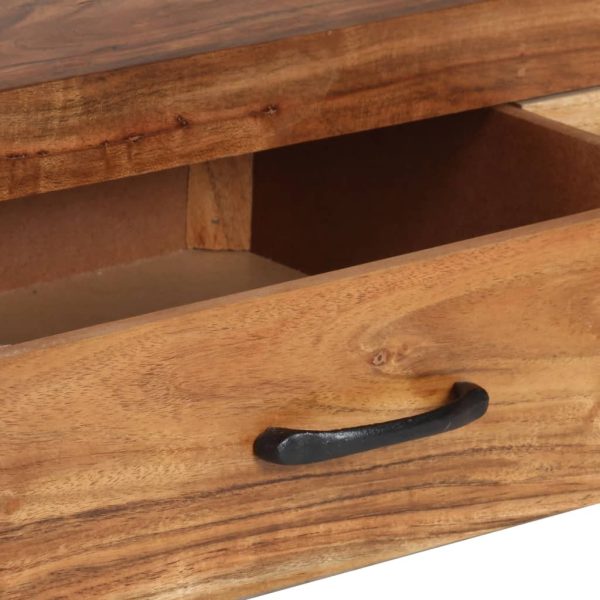 Highboard 118x30x200 cm – Solid Acacia Wood
