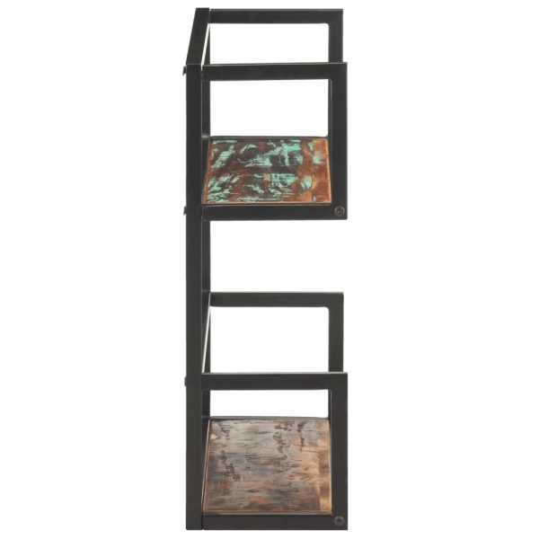 Wall Shelf – 90x20x60 cm, Solid Reclaimed Wood