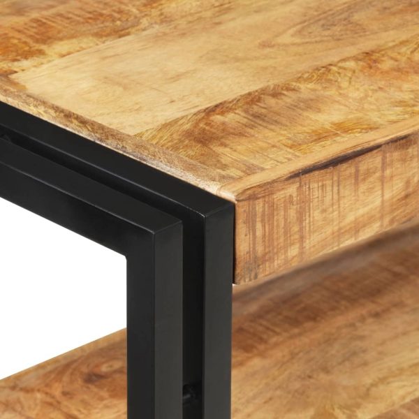 Console Table – 90x30x75 cm, Rough Mango Wood