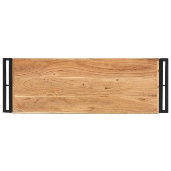 Console Table – 90x30x75 cm, Solid Acacia Wood