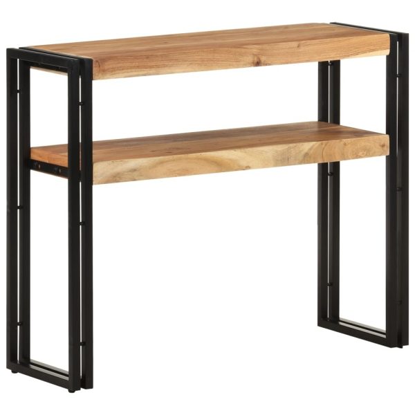 Console Table – 90x30x75 cm, Solid Acacia Wood